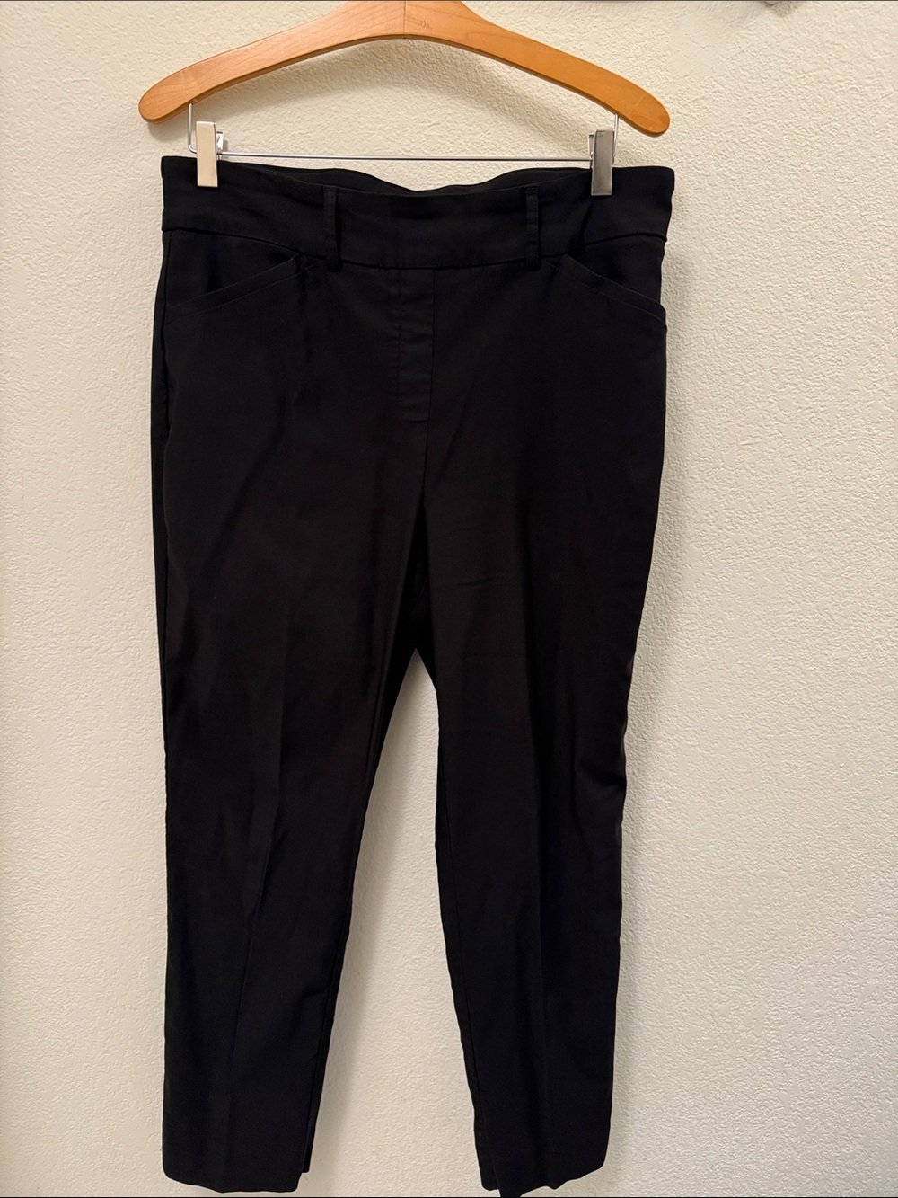 Hilary Radley Black Cropped Ankle Trousers
